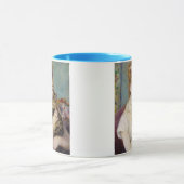 ピエール猫を持つルノアール|の女性 マグカップ (中央)