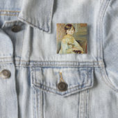 ピエール猫を持つルノアール|ジュリーManet 缶バッジ (インサイチュ)