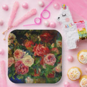 ピエール絵画ルノアールのバラ ペーパープレート (パーティー)