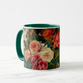 ピエール絵画ルノアールバラ マグカップ (正面左)