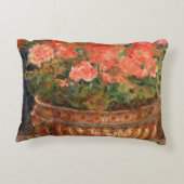 ピエール銅の洗面器のルノアール|のゼラニウム アクセントクッション (裏面)