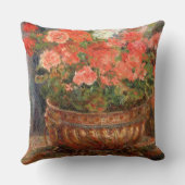 ピエール銅の洗面器のルノアール|のゼラニウム クッション (裏面)