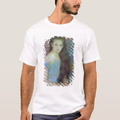 ピエール青い目を持つルノアール|の若い女の子 Tシャツ (正面)