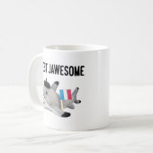 ピエール鮫: C'est Jawesome (RHのマグ) コーヒーマグカップ (正面左)
