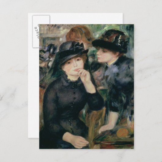 ピエール黒のルノアール|の女の子 ポストカード (正面/裏面)