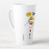 'ピエール' – まだ時間のコーヒーマグがある カフェラテマグ (左アングル)