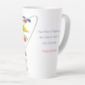 'ピエール' – まだ時間のラテマグカップ カフェラテマグ (右アングル)