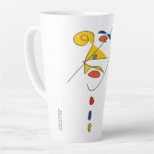 'ピエール' – まだ時間のラテマグカップ カフェラテマグ (左アングル)