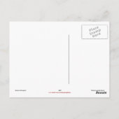 ピエール・アウグストルノアールの舞踊展で（1883年） ポストカード (裏面)