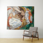 ピエール・アウグストルノアール二女読性 タペストリー (インサイチュ(横))