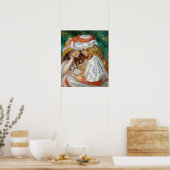 ピエール・アウグストルノアール二女読性 ポスター (キッチン)