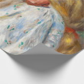 ピエール・アウグストルノアール二女読性 ラッピングペーパー (角)