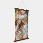 ピエール・アウグストルノアール二女読性 吊り下げ型タペストリー (傾斜あり)