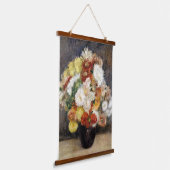 ピエール・アウグストルノアール花束 吊り下げ型タペストリー (傾斜あり)