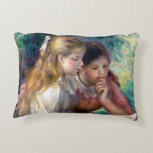 ピエール・アウグストルノアール読ズ アクセントクッション (裏面)