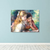 ピエール・アウグストルノアール読ズ キャンバスプリント (インサイチュ (ウッドフロア))