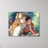 ピエール・アウグストルノアール読ズ キャンバスプリント (正面)