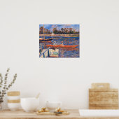 ピエール・アウグストルノアール – アルジェンテウイルのセーヌ ポスター (キッチン)