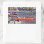 ピエール・アウグストルノアール – アルジェンテウイルのセーヌ 長方形シール (バッグ)