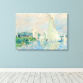 ピエール・アウグストルノアール – アルジェンテウイルのレガッタ キャンバスプリント (インサイチュ (ウッドフロア))