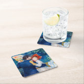 ピエール・アウグストルノアール – カントリーダンス スクエアペーパーコースター (インサイチュ)