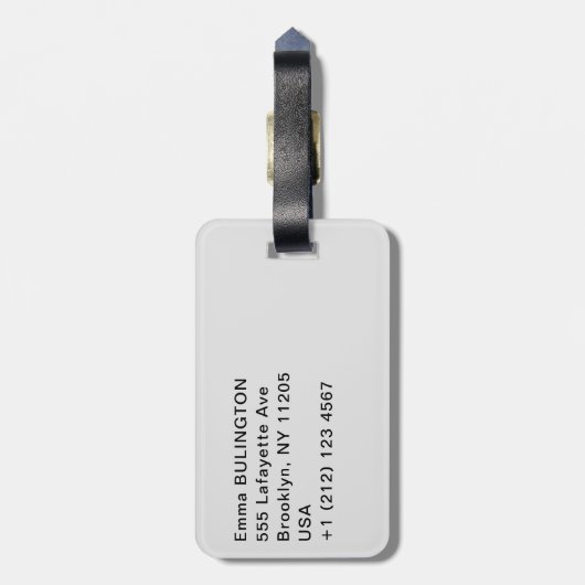 ピエール・アウグストルノアール – カントリーダンス ラゲッジタグ (裏面縦)