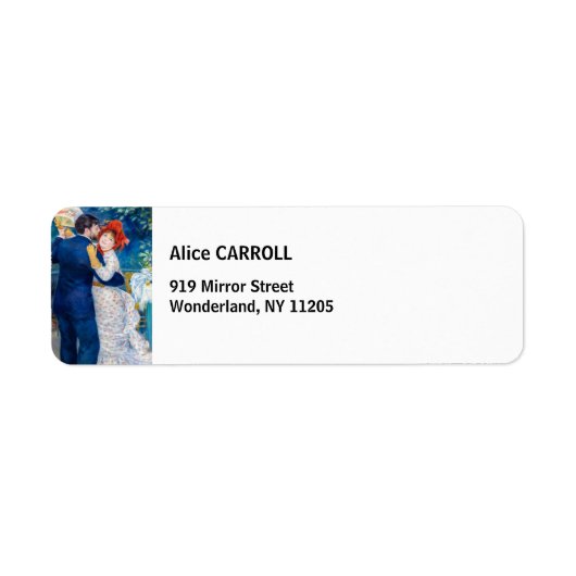 ピエール・アウグストルノアール – カントリーダンス ラベル (正面)