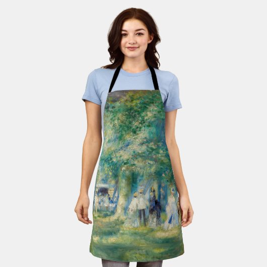 ピエール・アウグストルノアール – サン・クラウドのパーティー エプロン (着用した状態)