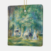 ピエール・アウグストルノアール – サン・クラウドのパーティー セラミックオーナメント (左)