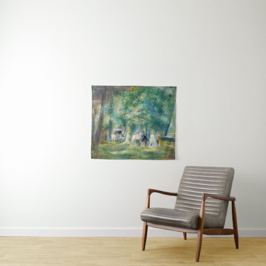 ピエール・アウグストルノアール – サン・クラウドのパーティー タペストリー (インサイチュ(横))