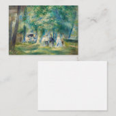 ピエール・アウグストルノアール – サン・クラウドのパーティー ノートカード (正面/裏面)