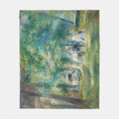 ピエール・アウグストルノアール – サン・クラウドのパーティー フリースブランケット (正面)