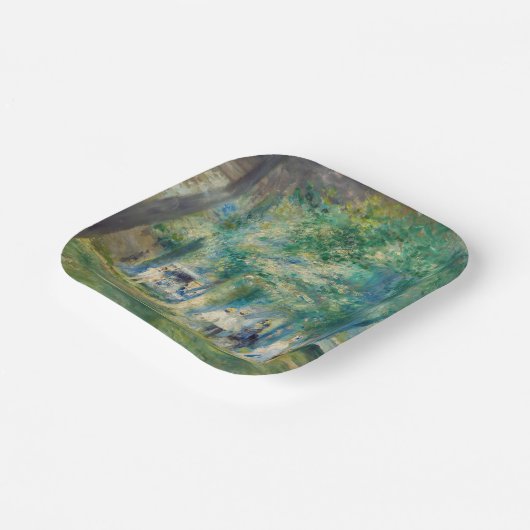 ピエール・アウグストルノアール – サン・クラウドのパーティー ペーパープレート (傾斜あり)