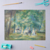 ピエール・アウグストルノアール – サン・クラウドのパーティー 薄葉紙 (クラフト)