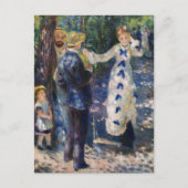 ピエール・アウグストルノアール – ザスイング ポストカード (正面)