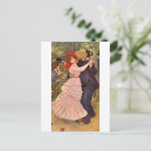 ピエール・アウグストルノアール – ダンセアブーギバル(1883) ポストカード (スタンド正面)