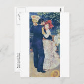 ピエール・アウグストルノアール – ダンセアラカンパーニュ(1883) ポストカード (正面/裏面)