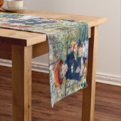 ピエール・アウグストルノアール – テラスの姉妹 ショートテーブルランナー (インサイチュ)