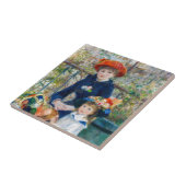 ピエール・アウグストルノアール – テラスの姉妹 タイル (側面)