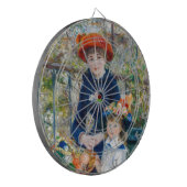 ピエール・アウグストルノアール – テラスの姉妹 ダーツボード (正面左)