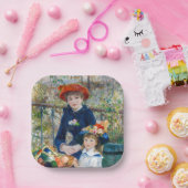 ピエール・アウグストルノアール – テラスの姉妹 ペーパープレート (パーティー)