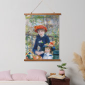 ピエール・アウグストルノアール – テラスの姉妹 吊り下げ型タペストリー (寝室)