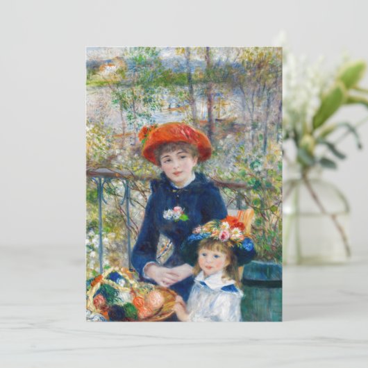 ピエール・アウグストルノアール – テラスの姉妹 招待状 (スタンド正面)