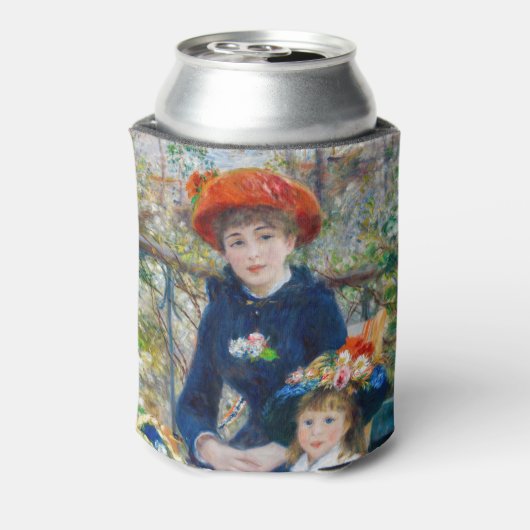 ピエール・アウグストルノアール – テラスの姉妹 缶クーラー (缶裏面)