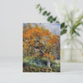 ピエール・アウグストルノアール – ナシの木 ポストカード (スタンド正面)