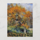 ピエール・アウグストルノアール – ナシの木 ポストカード (正面)