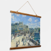 ピエール・アウグストルノアール – パリ，ポンヌフ 吊り下げ型タペストリー (傾斜あり)