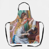 ピエール・アウグストルノアール – ピアノの少女たち エプロン (正面)