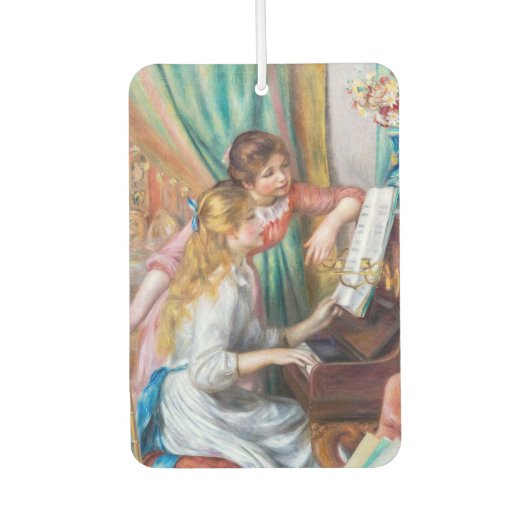 ピエール・アウグストルノアール – ピアノの少女たち カーエアーフレッシュナー (正面)