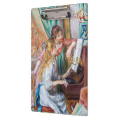 ピエール・アウグストルノアール – ピアノの少女たち クリップボード (左)